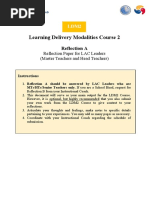 Learning Delivery Modalities Course 2: Reflection A