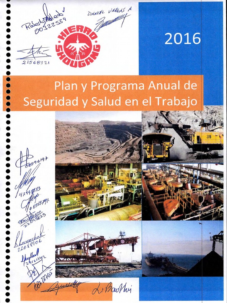 Plan y Programa Anual de Seguridad y Salud en El Trabajo P Á G I N A 1 ...