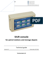 SIUR Console: For Petrol Stations and Storage Depots