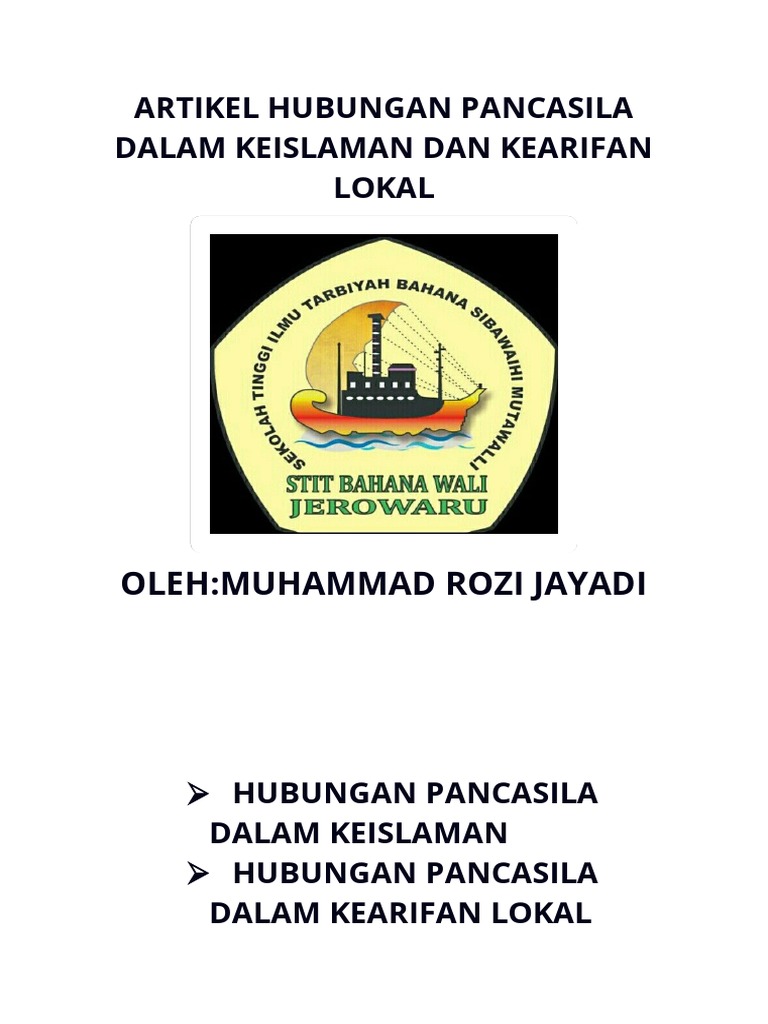 Artikel Muhammad Rozi Jayadi | PDF