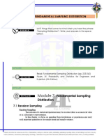 Module 7: Fundamental Sampling Distribution: Engage