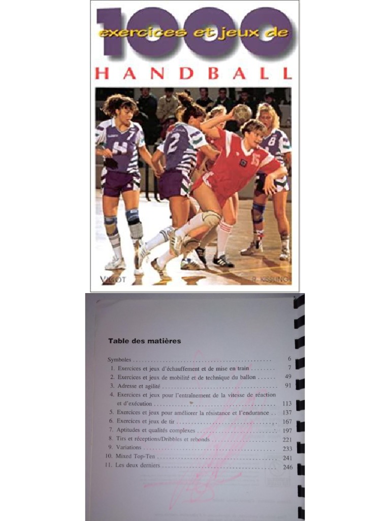 1000 Exercices Et Jeux Handball 1 PDF | PDF