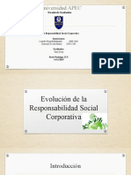 Evolución de La Responsabilidad Social Corporativa