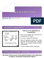 Lecture 6 (Testing & Java Server Faces)