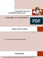 DISTRIBUCION DE FRECUENCIAS UNIDIMENCIONALES - variables cuantitativas