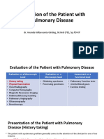 Evaluation of The Patient With Pulmonary Disease