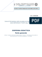 Dispensa Corso Sicurezza - Generale PDF