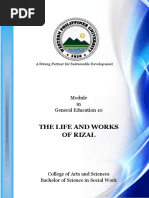 The Life and Works of Rizal: in General Education 10