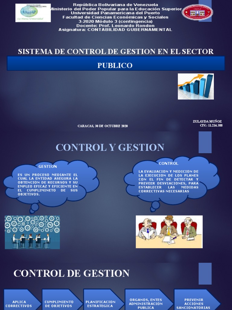 Presentacion Sistema de Control de Gestion en El Sector Publico | PDF ...