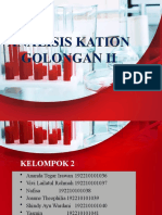 KATION GOLONGAN II