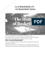 The History of Basketball