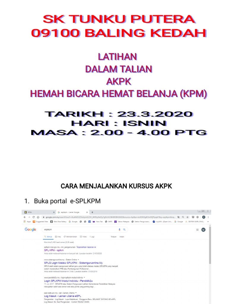 Kursus Akpk Hemah Bicara Hemat Belanja 2020 PDF  PDF