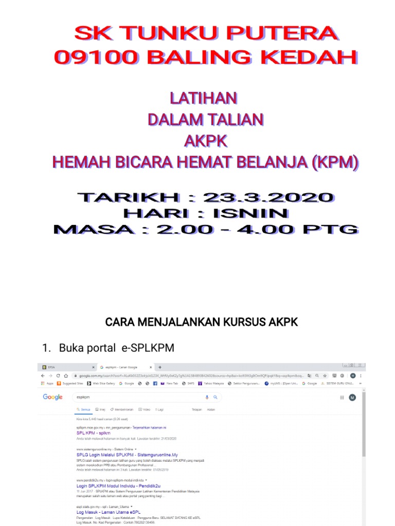 Kursus Akpk Hemah Bicara Hemat Belanja 2020 PDF  PDF