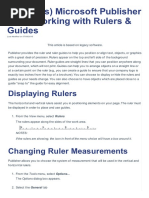 (Archives) Microsoft Publisher 2007: Working With Rulers & Guides