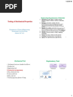 3 - CEM - Testing of Mechanical Properties PDF