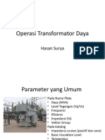 13 - Operasi Transformator