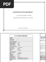 Construction Drawing: Lac Long Company Limited Solar Rooftop Project 1073.4 KWP