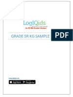 LogIQids - SR KG Sample Paper PDF
