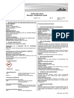 Safety Data Sheet Nitrogen, Refrigerated, Liquid