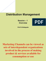 Distribution Management: Session - 1
