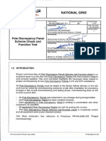 WI-NG-6460-114 Pole Discrepancy Panel Scheme Check and Function Test