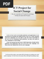 ICT Project For Social Change