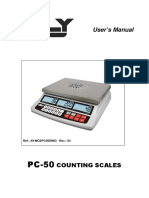 User's Manual: Counting Scales