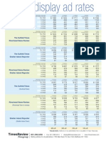 2011 TimesReview Rate Sheet