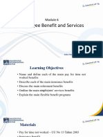 Module 6 (Employee Benefit and Services)