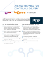 Are You Prepared For Continuous Delivery?: A Checklist