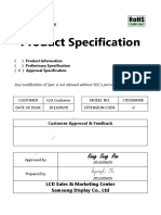 Product Specification for 55-inch LCD Display