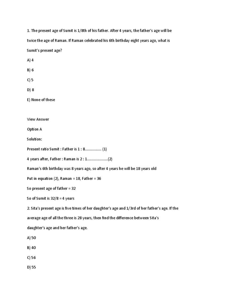 Quant Question Practice-Test5 | PDF | Mathematical Analysis | Equations