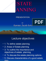 Estate Planning: Gumisai Jacob Gutu