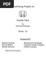 Advertising - Honda Report