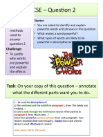 iGCSE - Question 2 iGCSE - Question 2: Objectives: Objectives