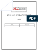 LANG 1307 PORTFOLIO COVERS COMMUNICATION TOPICS