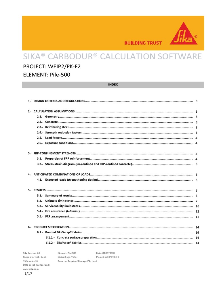 Sample Column Retrofitting PDF | PDF | Fibre Reinforced Plastic | Adhesive