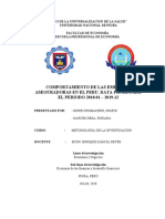 Comportamiento de Las Empresas Aseguradoras en El Peru. Data Panel para EL PERIODO 2010.01 - 2019.12