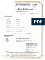 Certificate Load Cell