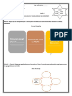 Yunit 1 Aralin 1 Activity Sheet Online