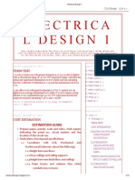 Electrica L Design 1: Term Test