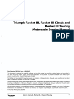 Triumph Rocket Ill, Rocket III Classic and Rocket III Touring Motorcycle Service Manual