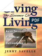 Jerry Savelle - Giving The Essence of Living PDF