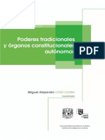 Poderes Tradicionales y Organos Constitucionales Autonomos