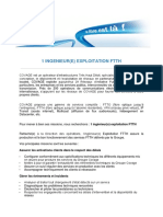 1 Ingenieur (E) Exploitation FTTH: Assurer Les Activations Clients Dans Le Respect Des Délais