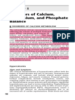 Disorders of Calcium, Magnesium, and Phosphate Balance