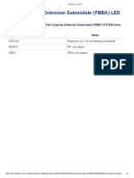 Flexi Capacity Extension Submodule (FBBA) LED Indications: Name Notes