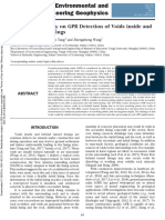 Experimental Study On GPR Detection of Voids Inside and Behind Tunnel Linings