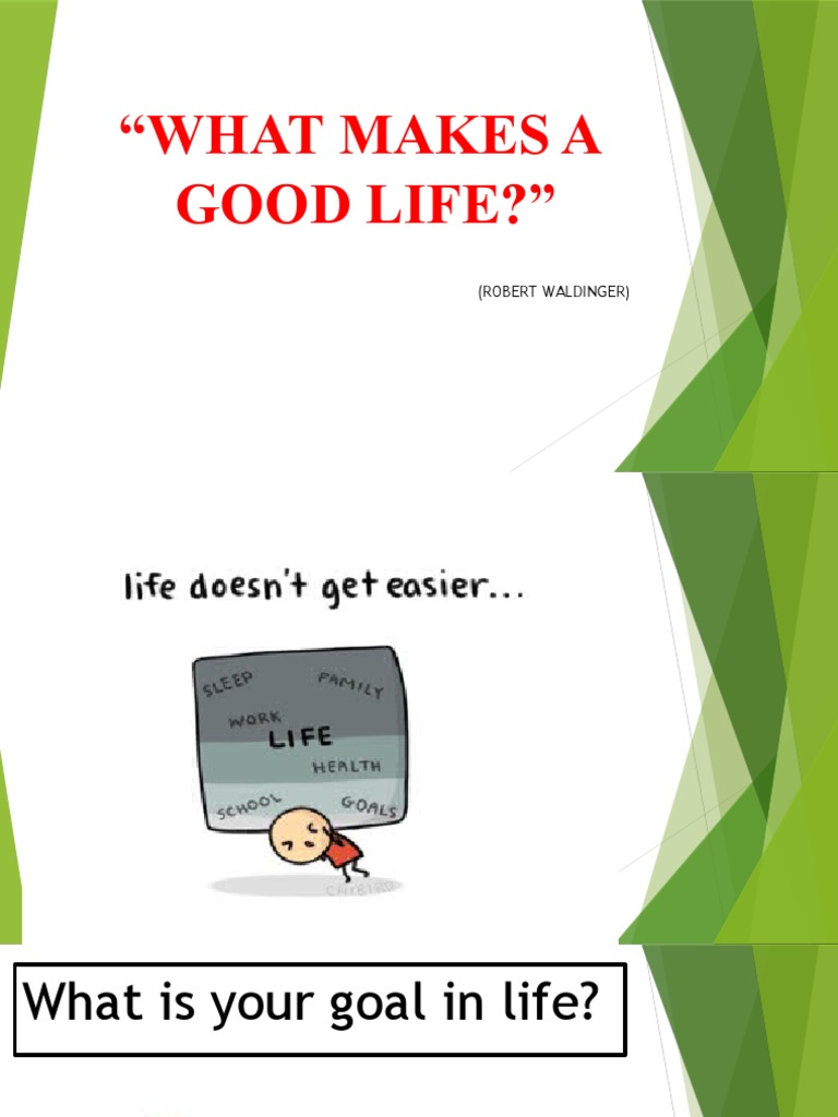 Insights on Living a Good Life | PDF