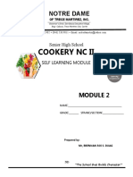 Cookery Module 2